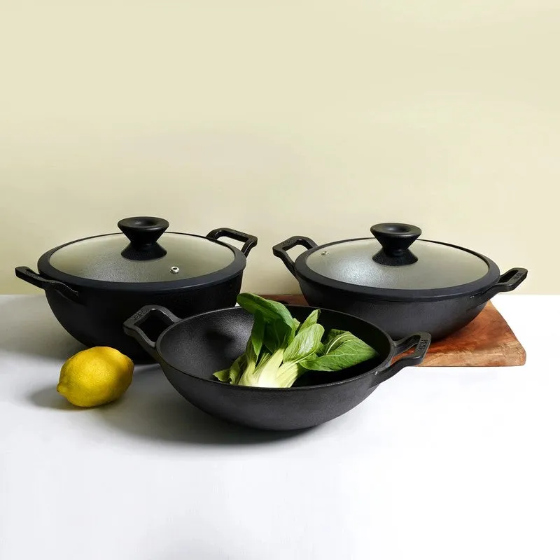 Meyer Cast Iron Kadhai - 2000 mL media 8
