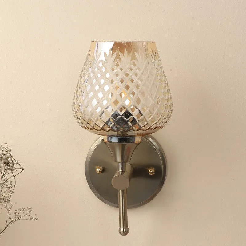 Claret Elegant Glass Wall Lamp media 5