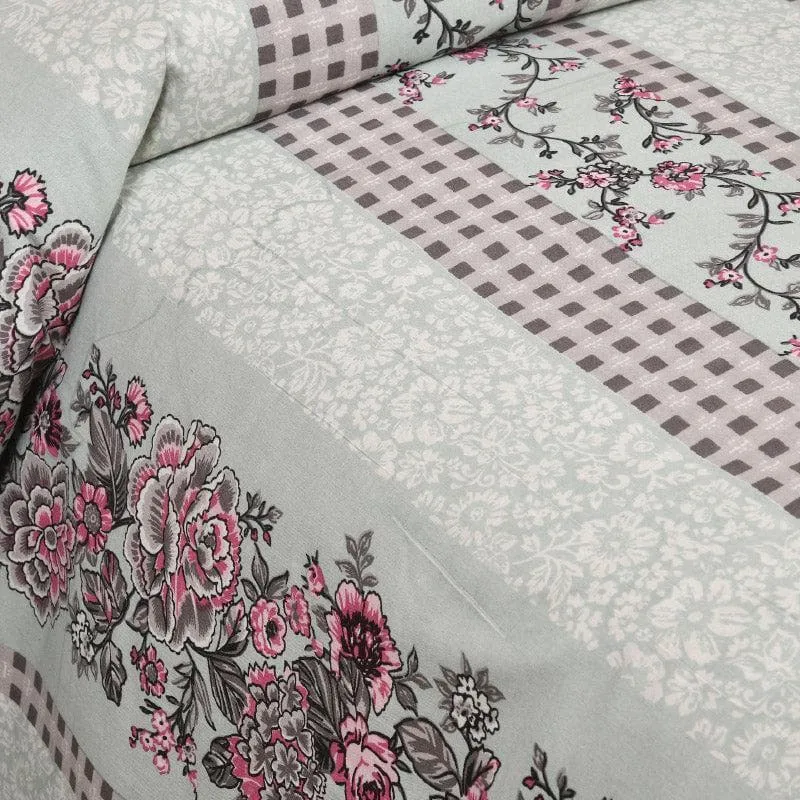 Maharani Mahal Cotton Bedsheet (White) - 160 TC media 3