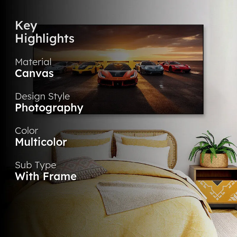 Racecar Turbo Canvas Wall Painting media 2