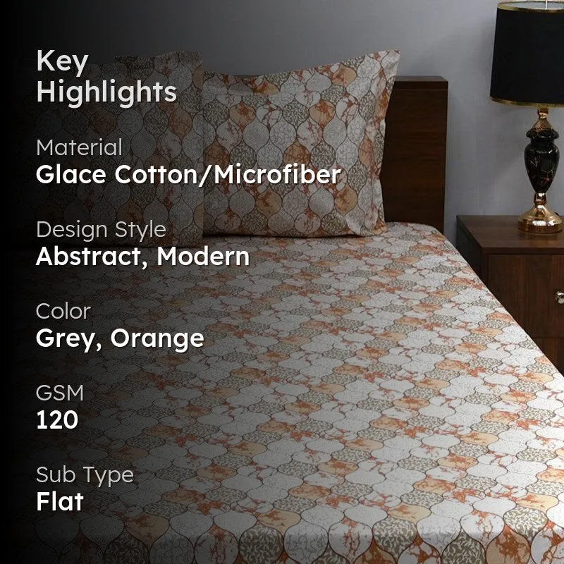 Shaina Arca Microfiber Bedsheet - 120 GSM media 2