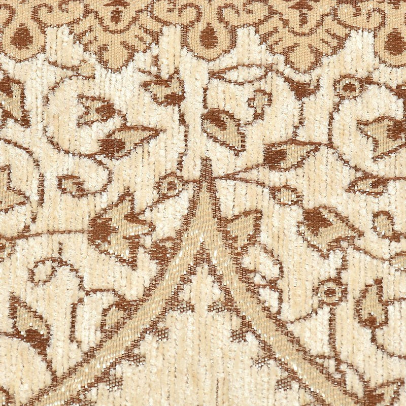Petite Leaves Chenille Sofa Cover - Beige media 8