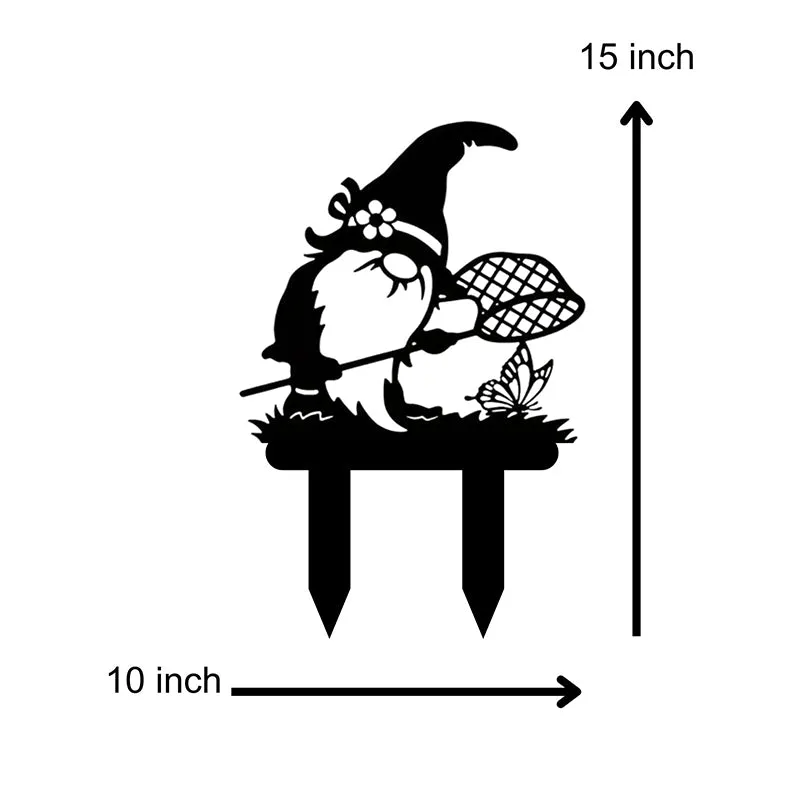 Earth Dweller Gnomes Garden Stake - Set Of Three media 3