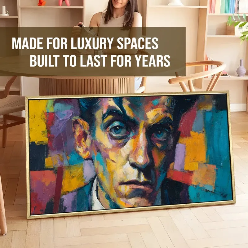 Silent Intensity Canvas Wall Painting With Frame media 5