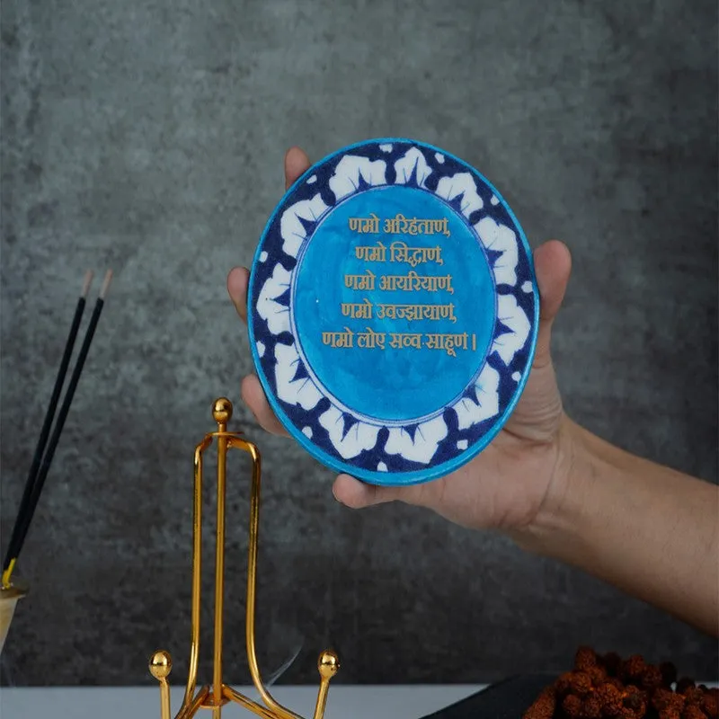 Namokar Mantra Handcrafted Ceramic Showpiece media 3