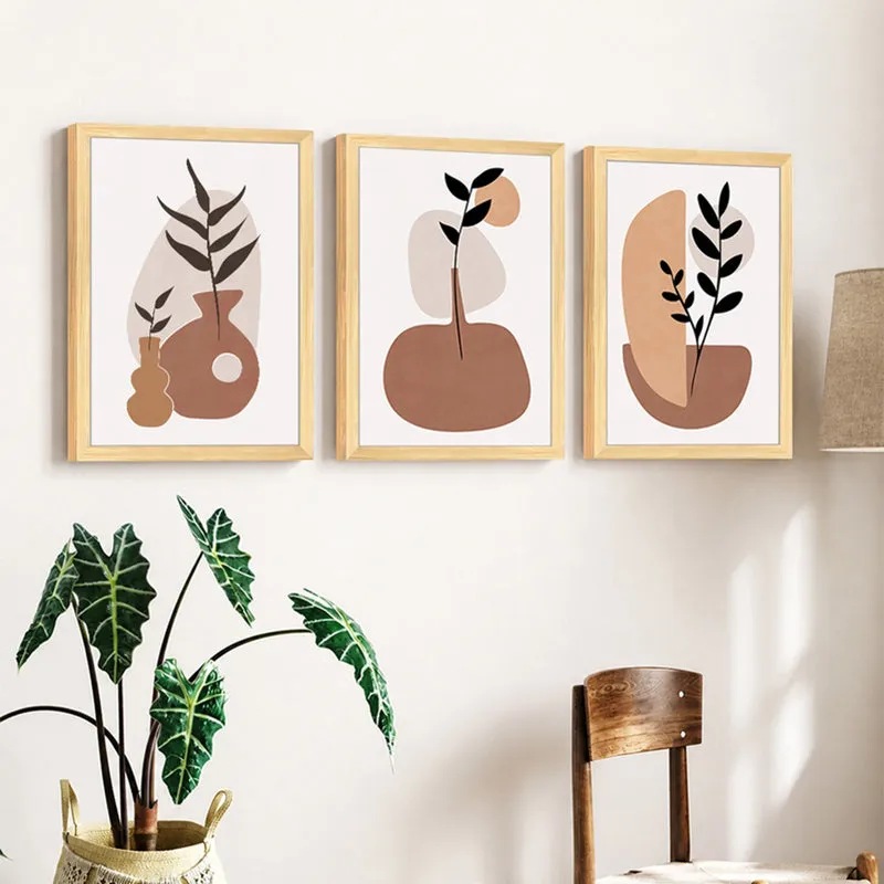 Botanex Clay & Calm Modern Wall Art - Set Of Three media 3
