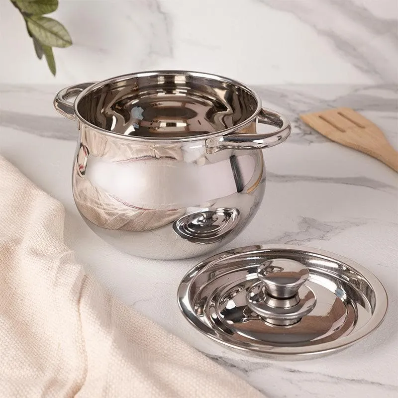 Suka Handi With Lid - 1200 mL / 5 Inches media 4