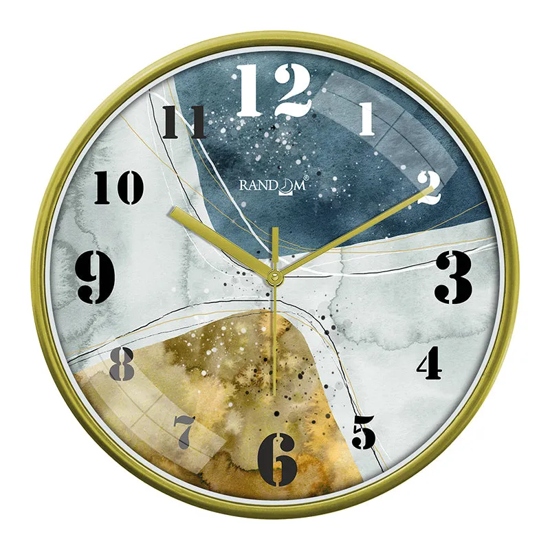 Ocean Stone Plastic Analog Wall Clock media 3