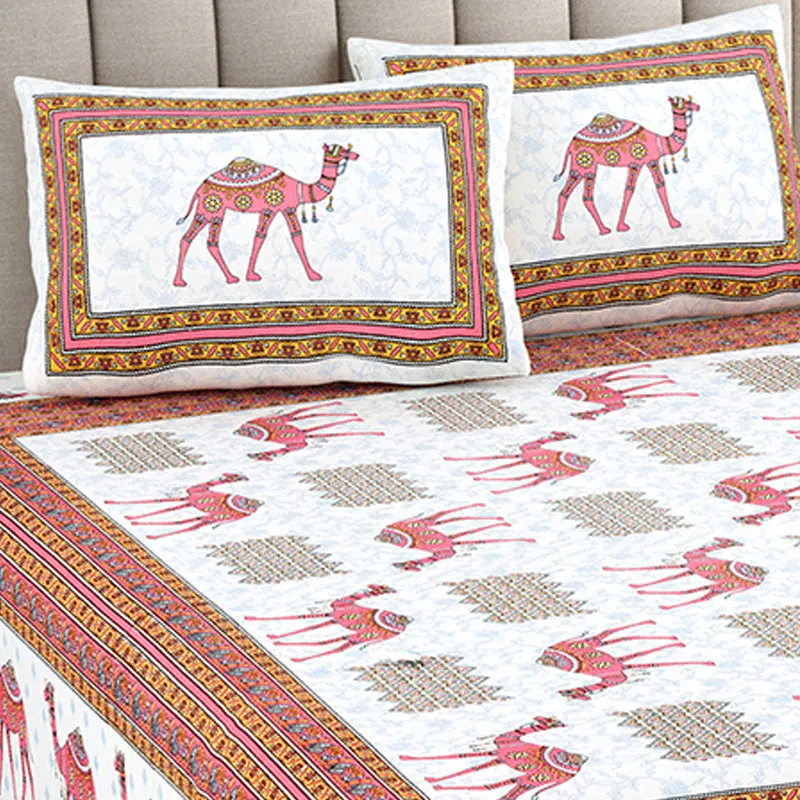 Bringa Cotton Bedsheet (Multicolor) - 180 TC media 3