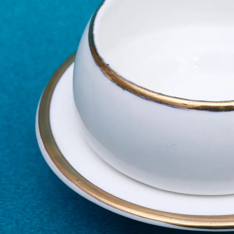 Levi Bone China Cup & Saucer (100 ML) - Twelve Piece Set media 5