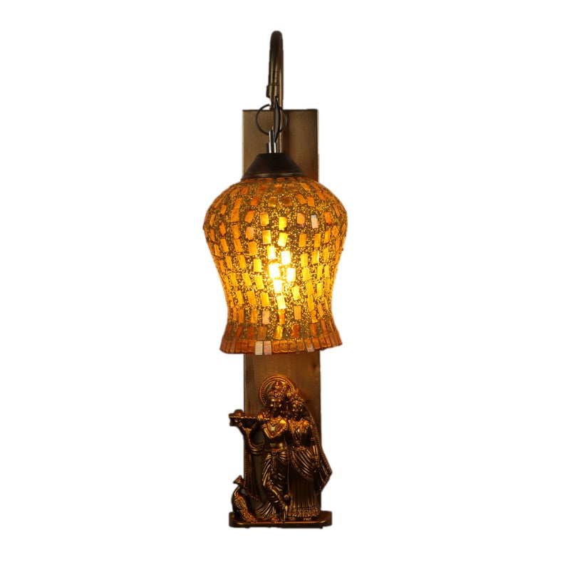Golden Lattice Iron Wall Lamp media 6