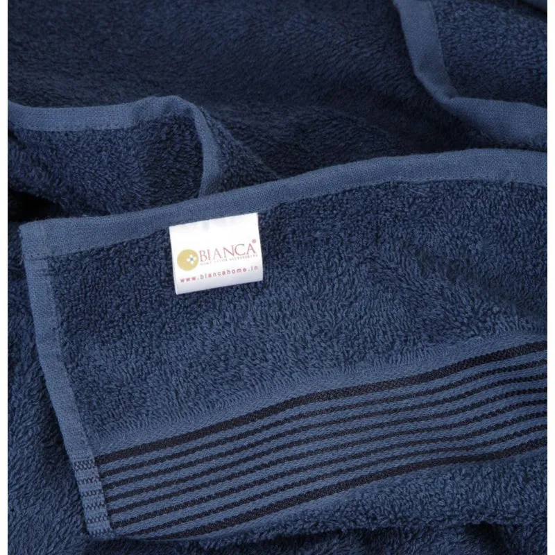 Comfora Towel Set (White,Blue) - Fourteen Piece Set media 5