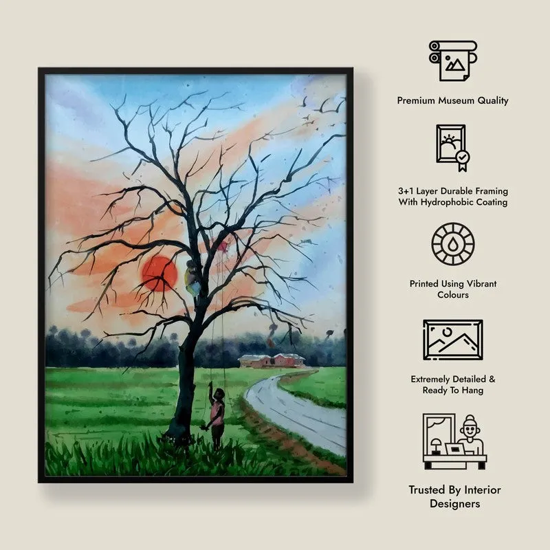 Country Roads Archival Paper Wall Art With Frame media 8