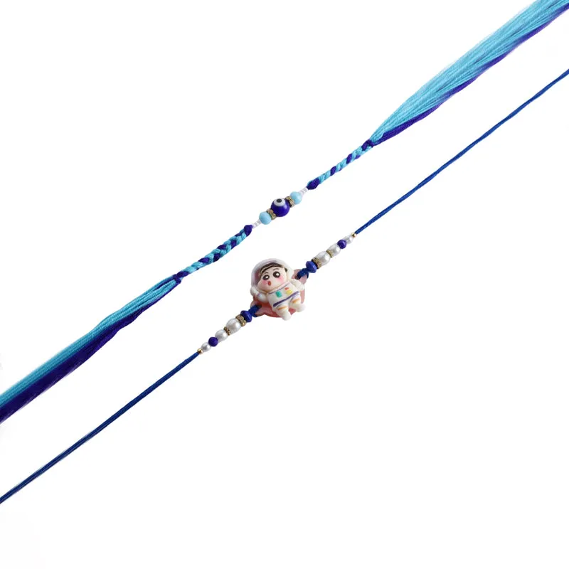 Astronaut Rakhi with Roli Chawal - Three Piece Set media 5