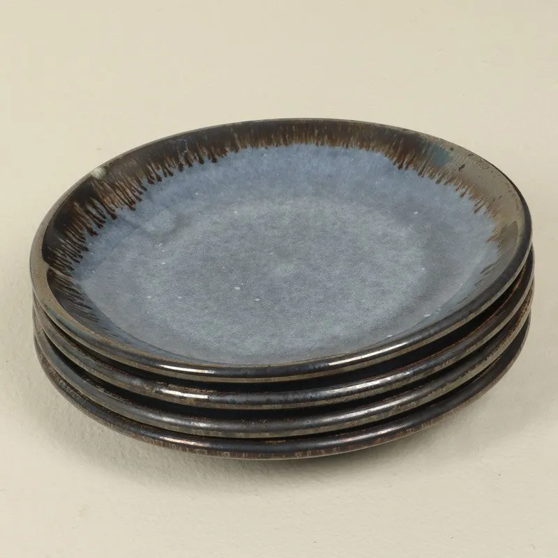 Dinevia Ceramic Quarter Plates (Blue) - Set Of Four media 5
