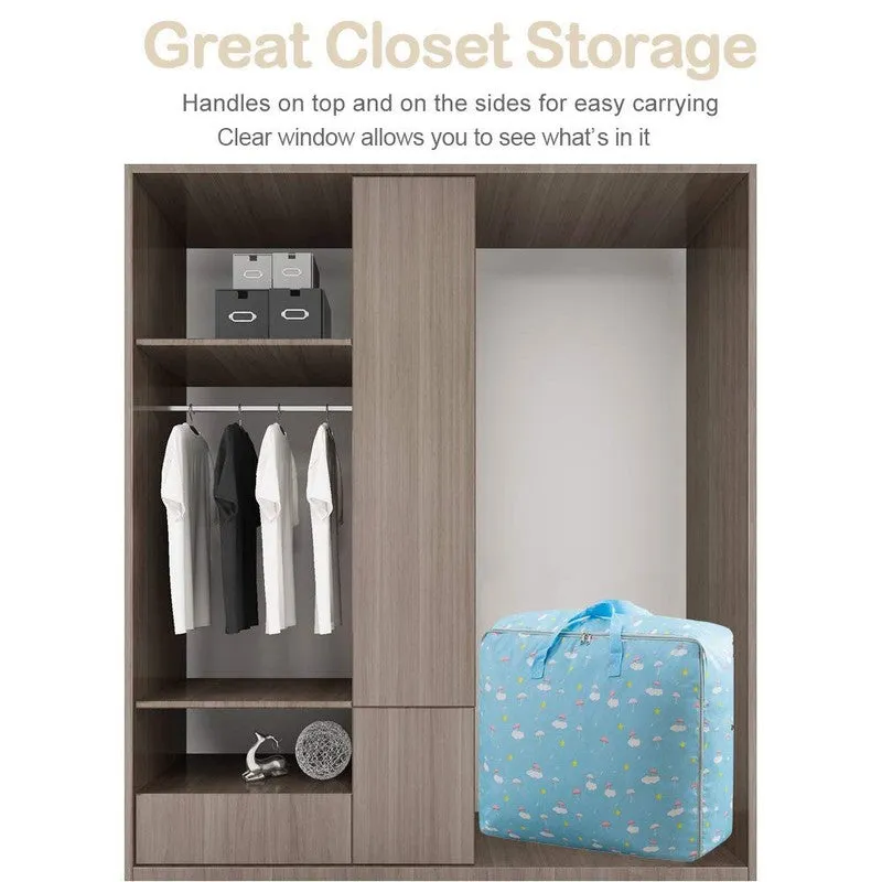 Dovira Fabric Cloth Organiser - Blue media 5