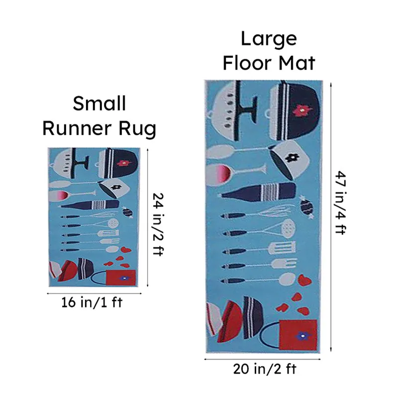 Classy Cook Kitchen Nylon Runner Rug - Set Of Two media 7