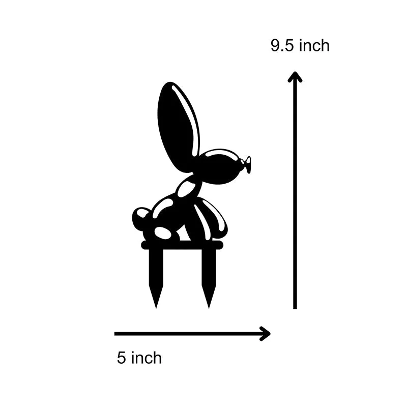 Balloon Play Garden Stake - Set Of Three media 6