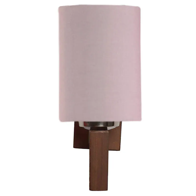 Hazel Cylindrical Wooden Wall Lamp media 6