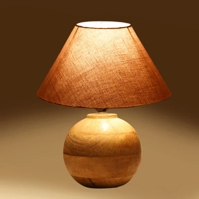 Cotin II Orb Cotton Table Lamp - Grey,Brown media 5