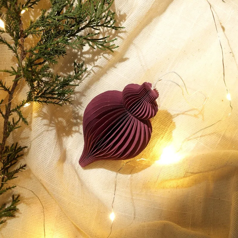 Fig Living Christmas Ornaments (Festive Red) (Pack Of Three) - Set Of Three media 8