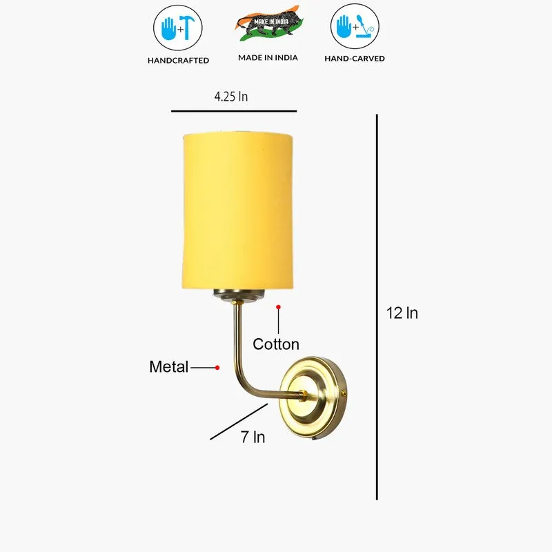 Lumoire Metal Wall Lamp - Gold,Yellow media 8