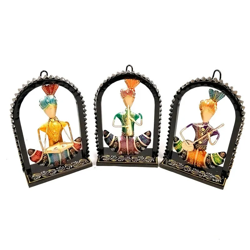 Folk Musician Frames Iron Wall Accents - Set Of Three media 6