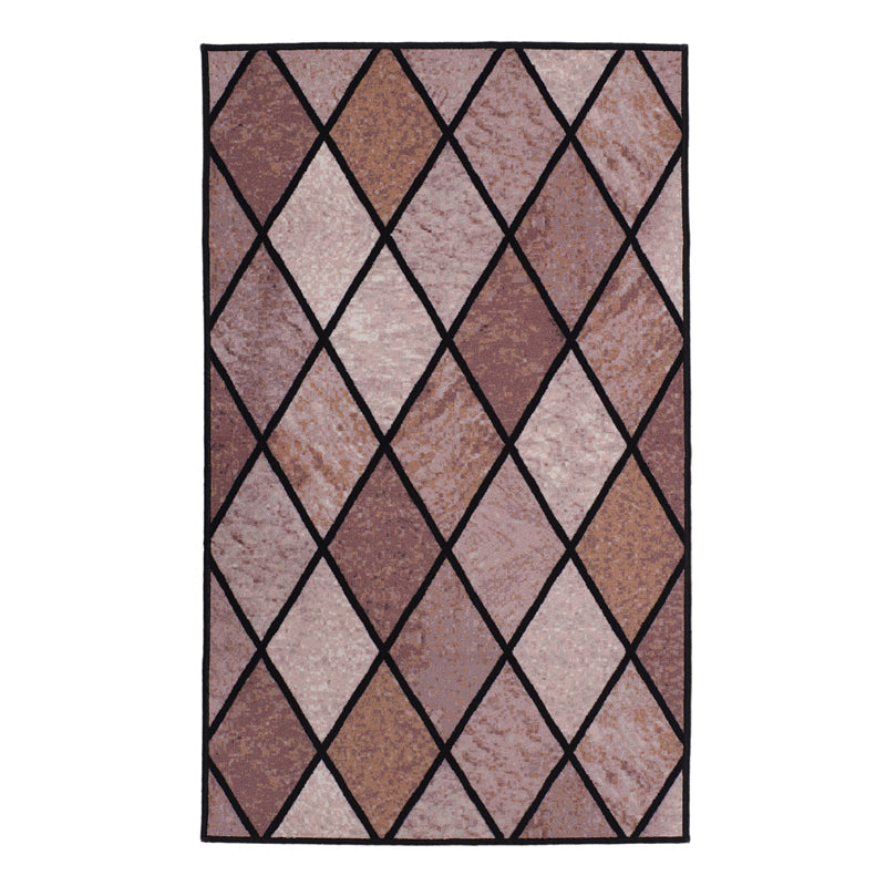 Earthy Diamond Anti-Skid Carpet