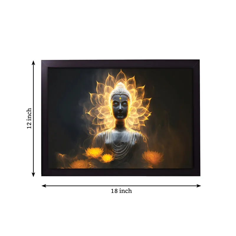 Enlightenment Halo Buddha Wall Painting media 5