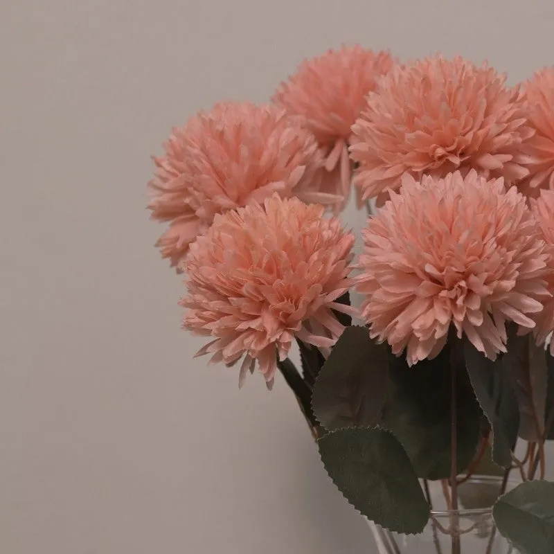 Forever Fresh Artificial Ballmum Bunch - Peach media 4