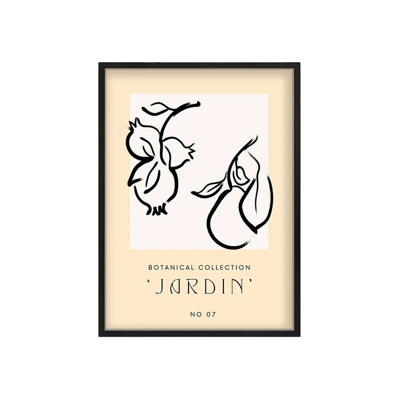Quiet Yield Canvas Wall Painting With Black Frame media 3
