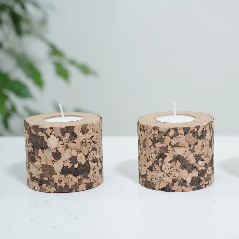 EcoSoul Tea Light Candle Holder - Set Of Two media 3