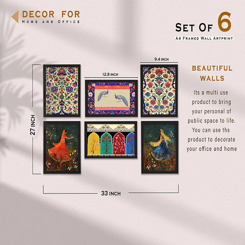 Ottoman Dreams Wall Art - Set Of Six media 6