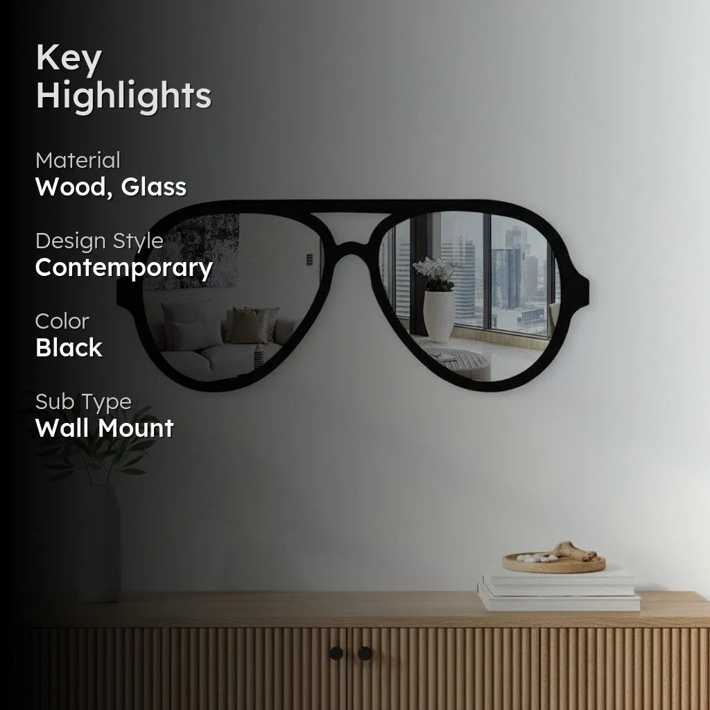 Mirrored Sunglasses Wall Mirror media 2