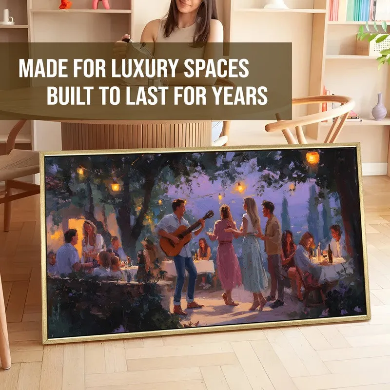 Evensong Canvas Wall Painting With Frame media 5