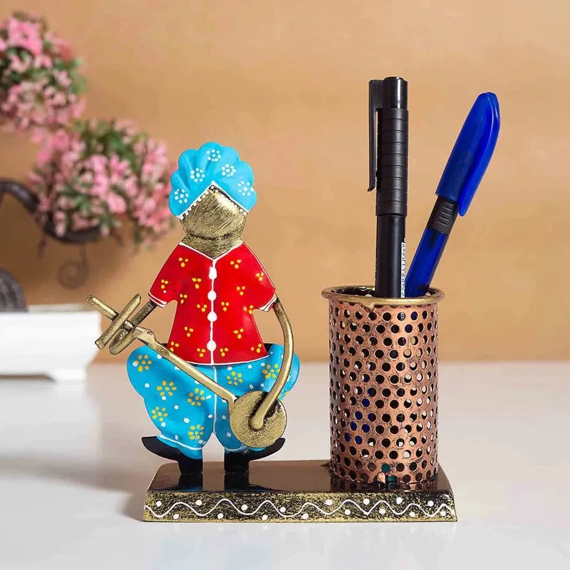 Traditional Musician Iron Desk Stationery Holder media 1