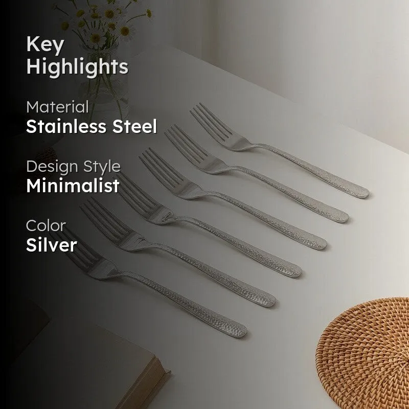 Sitello Stainless Steel Baby Fork Set - Set of Six media 2