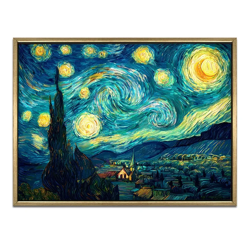 Twilight Echoes Canvas Wall Painting With Frame media 3