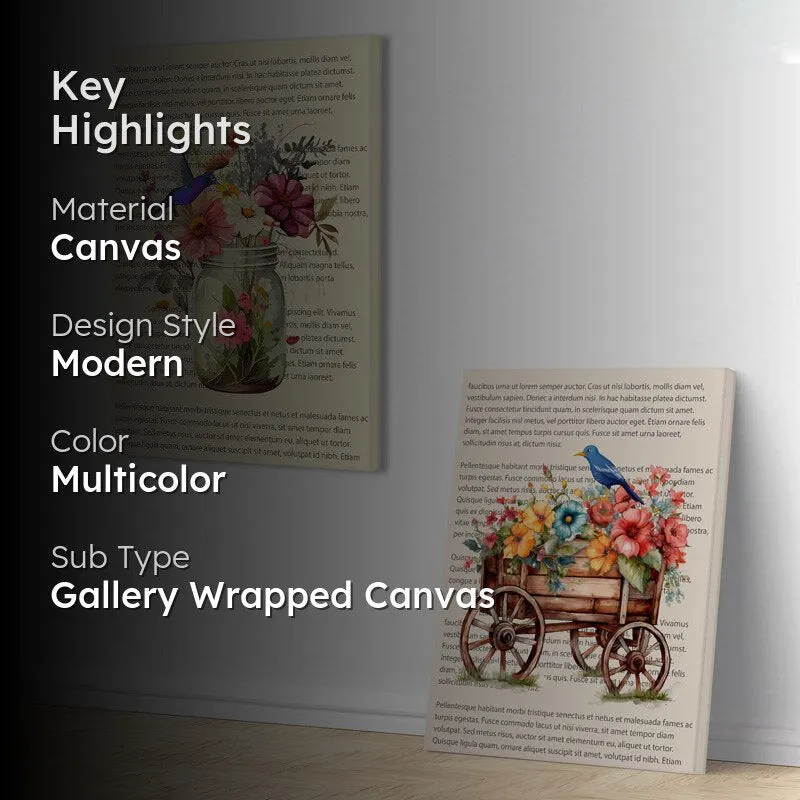 Florensia Print Wall Painting - Set Of Two media 2