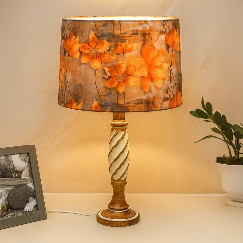 PrismShift Transform Wooden Table Lamp - Multicolor