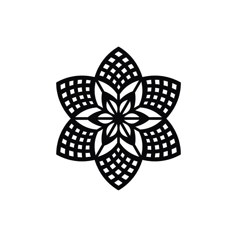 Simo Mandala Black Iron Wall Accent media 3