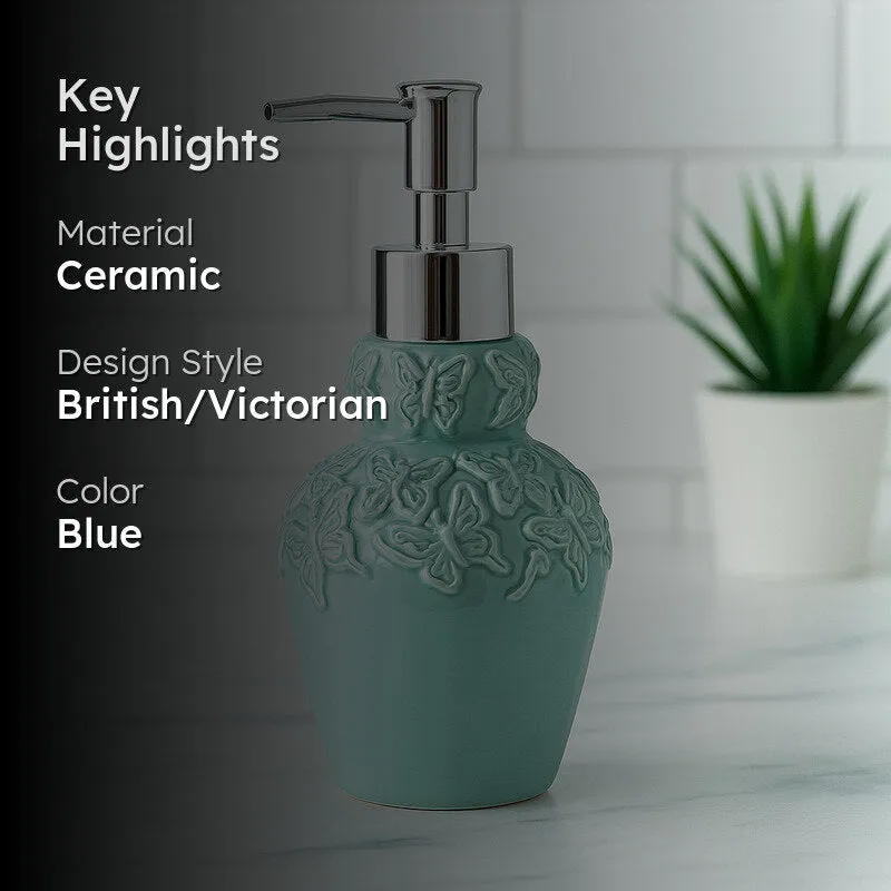 Floral Luxe Soap Dispenser - Turquoise media 2