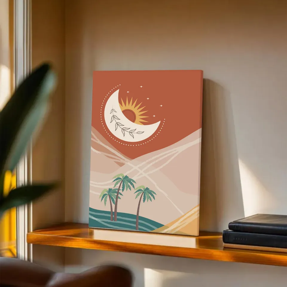 Pastels Spirits Cotton Canvas Wall Painting media 2