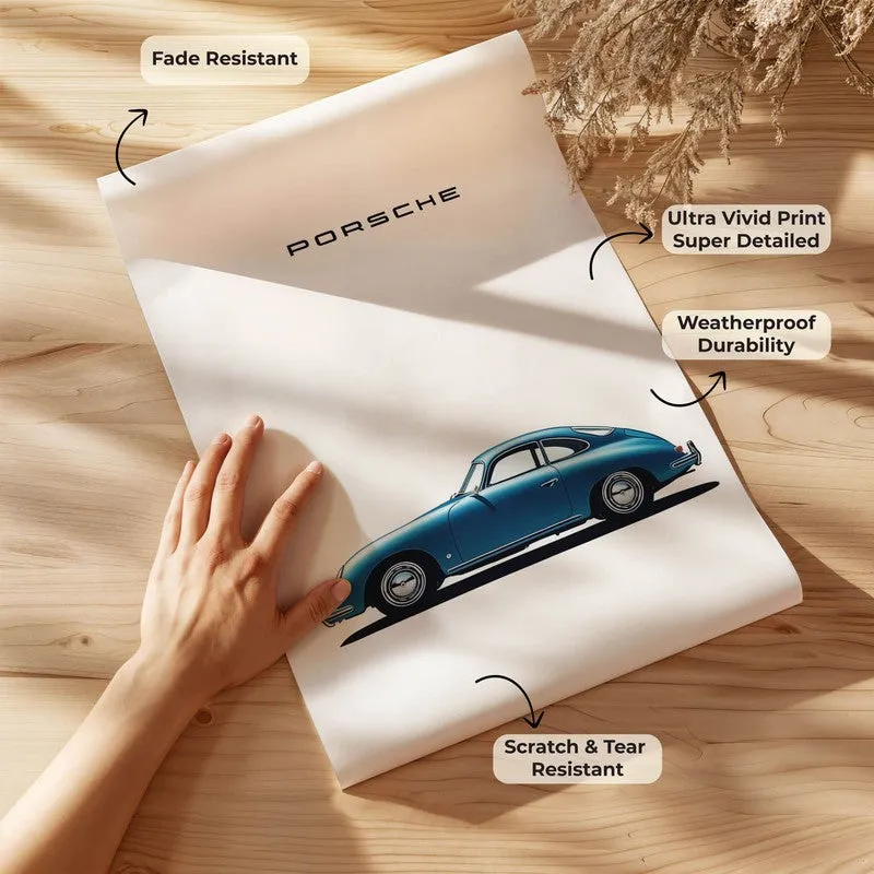 Classic Porsche Elegance Wall Poster media 8