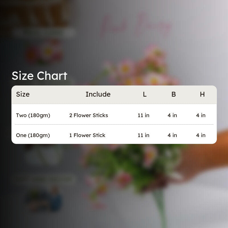 Bit Silk Daisy Artificial Flowers - Pink & Orange media 12