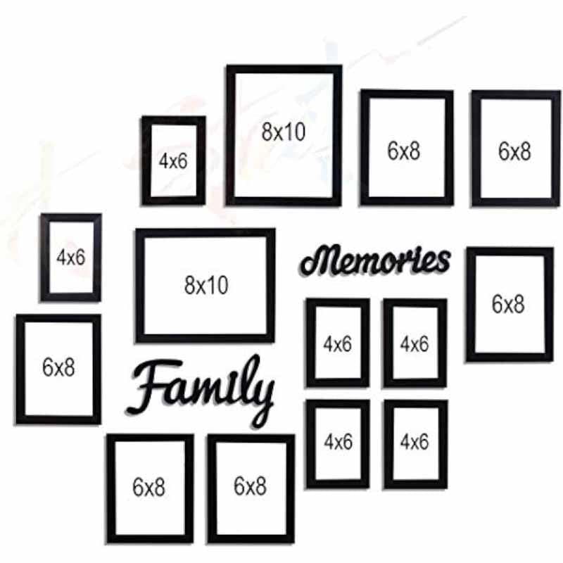 Family MDF Memories (Black) - Set Of Fourteen media 8
