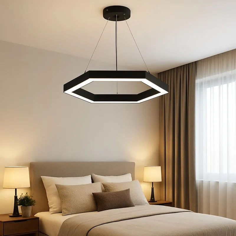 Infinity Hex Aluminum Ceiling Lamp media 4