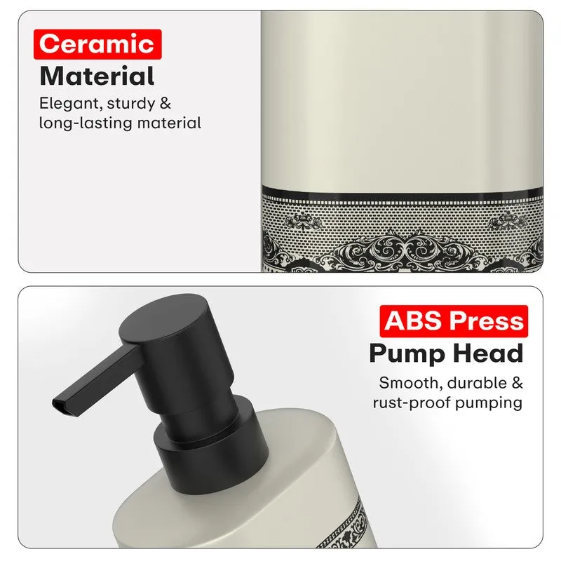 Rioware Silva Touch Ceramic Soap Dispenser (300 mL) - Grey media 9