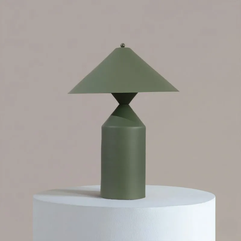 Fig Living Cone Casa Metal Table Lamp - Green media 3