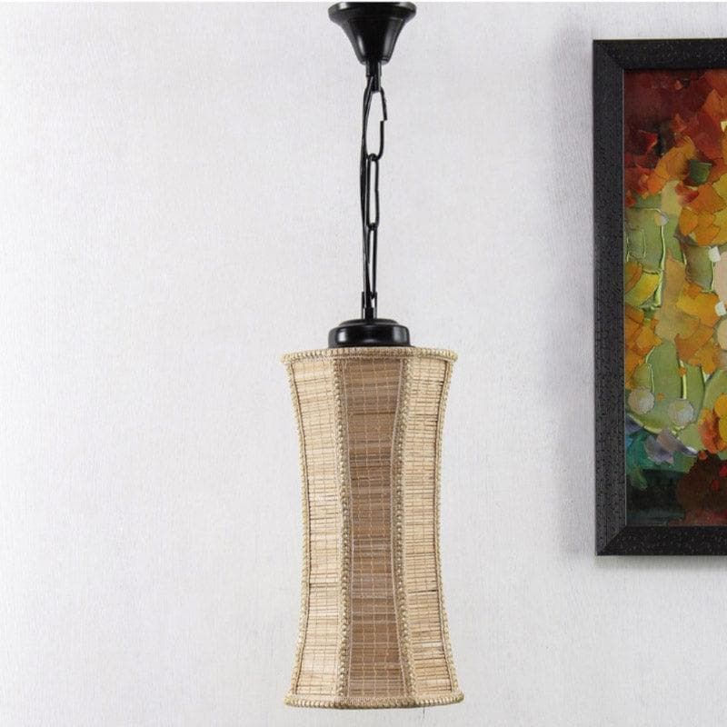 Neve Bamboo Cane Ceiling Lamp media 3